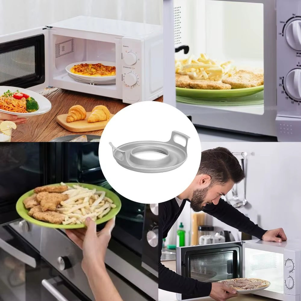 Heat-Resistant Microwave Bowl & Plate Holder – Safe Tray for Carrying Hot Food Safely