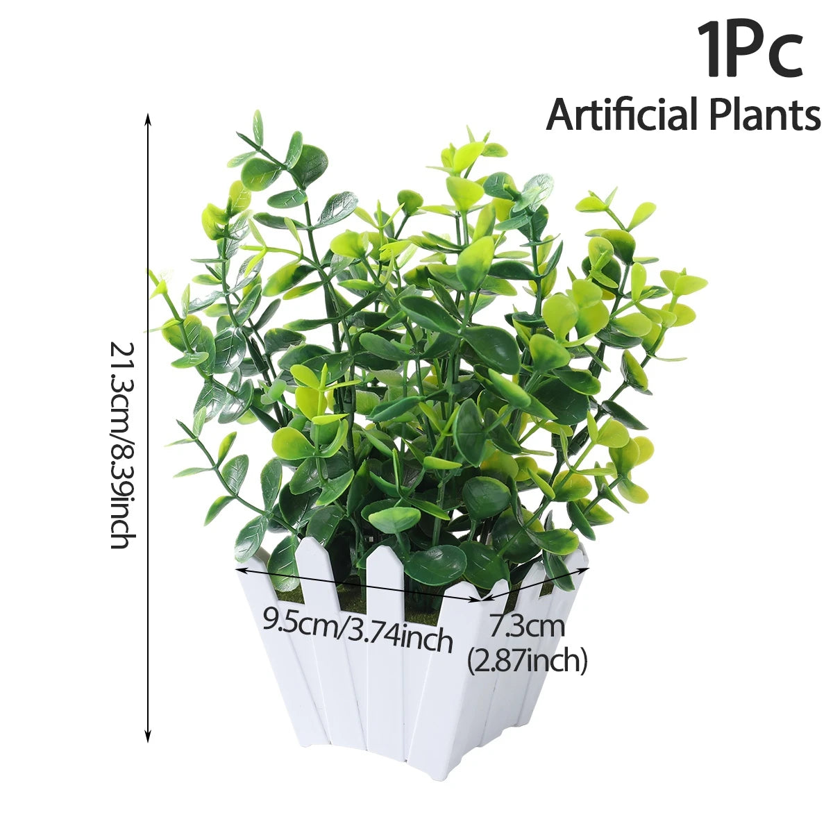 1/4Pcs Artificial Potted Plants – Mini Green Bonsai Tree & Grass Decor | Fake Flowers for Home, Garden, Wedding & Party Decoration