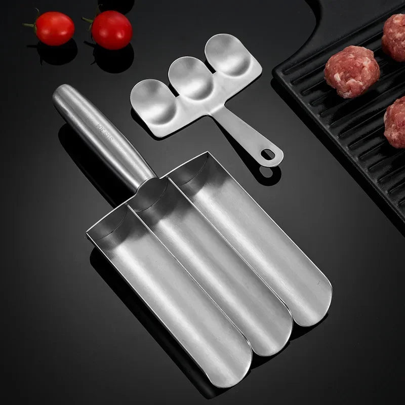Easy-Release Meatball Maker Spoon – Non-Stick Manual Tool for Meatballs, Fish Balls & More