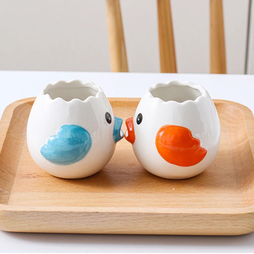 Cute Chicken Egg Separator – Ceramic Yolk & White Divider for Baking & Cooking