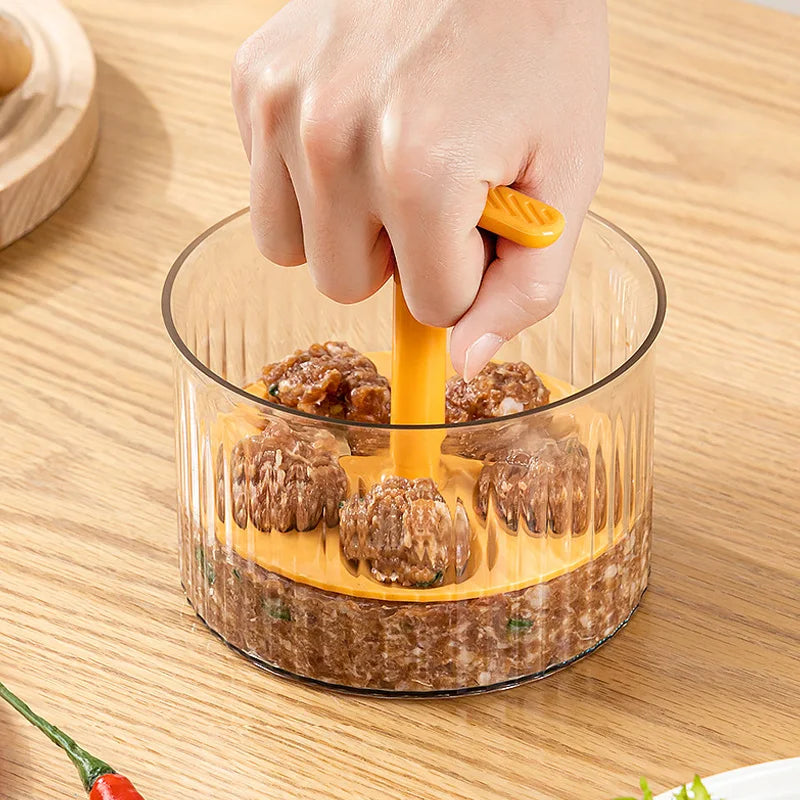 Meatball Maker Tool – Translucent Plastic Mold for Homemade Meatballs & More