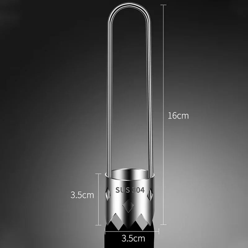Durable 304 Stainless Steel Core Remover – Sharp Serrated Tool for Removing Fruit and Vegetable Cores