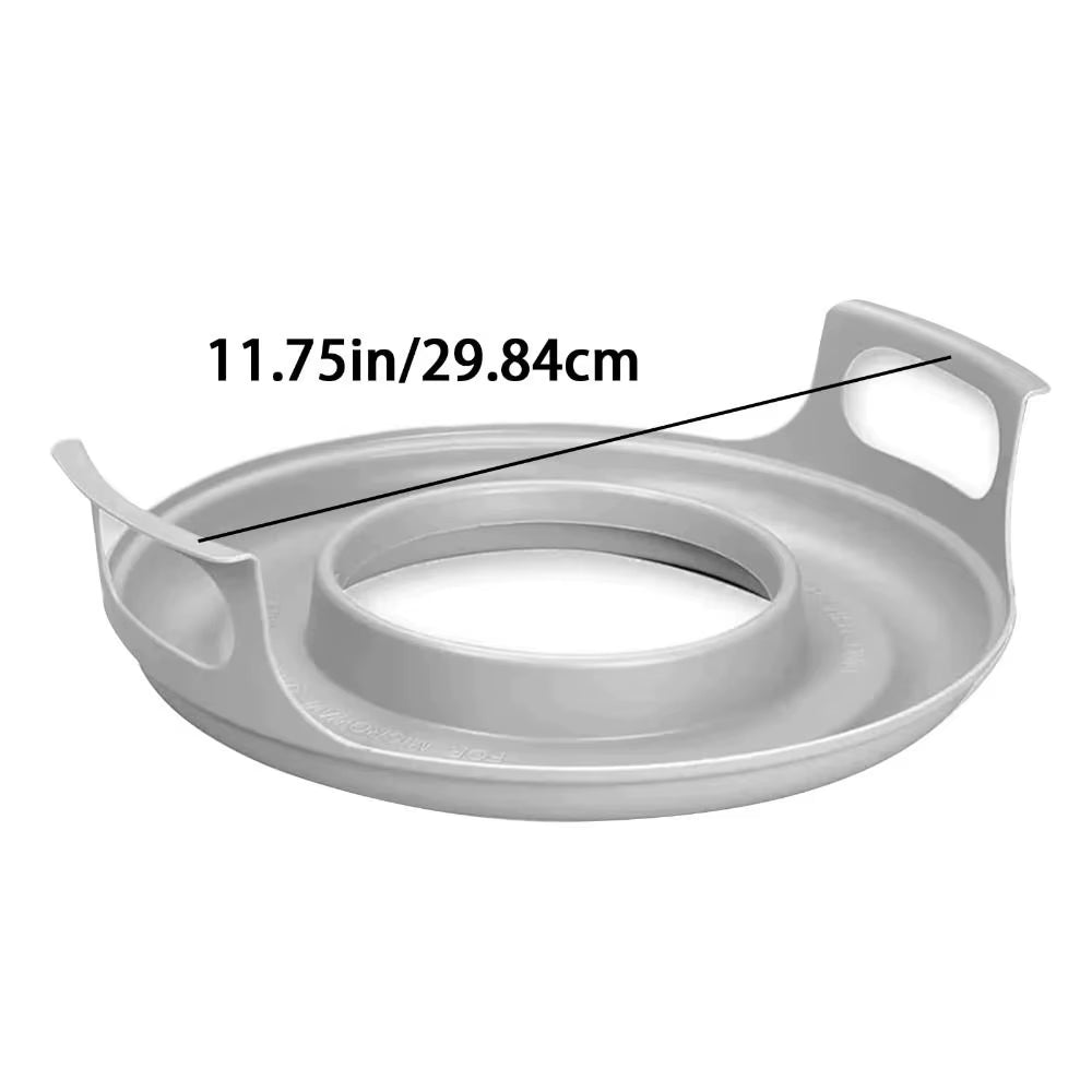 Heat-Resistant Microwave Bowl & Plate Holder – Safe Tray for Carrying Hot Food Safely