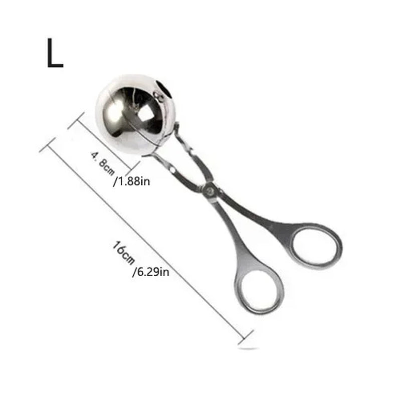 Stainless Steel Meatball Mold – DIY Kitchen Tool for Meatballs, Fish Balls & More