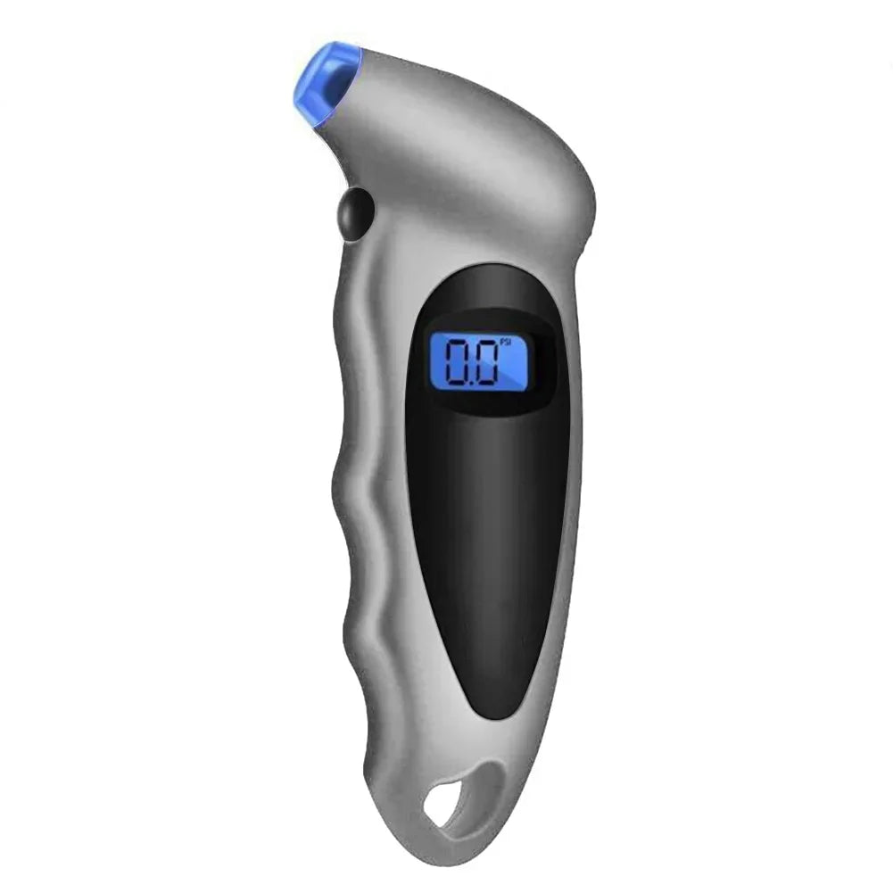 High-Precision Digital Tire Pressure Gauge with LCD Display – Backlit Air Pressure Monitor for Cars, Trucks & Motorcycles