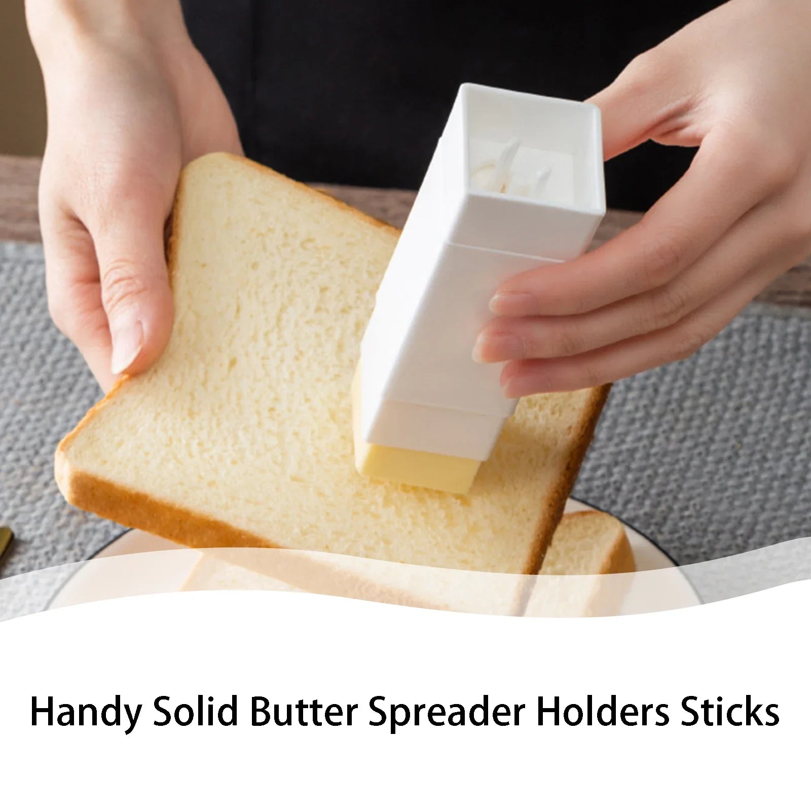 Butter Storage & Spreader Container – Plastic Stick Holder for Cooking, Baking, and Easy Food Application