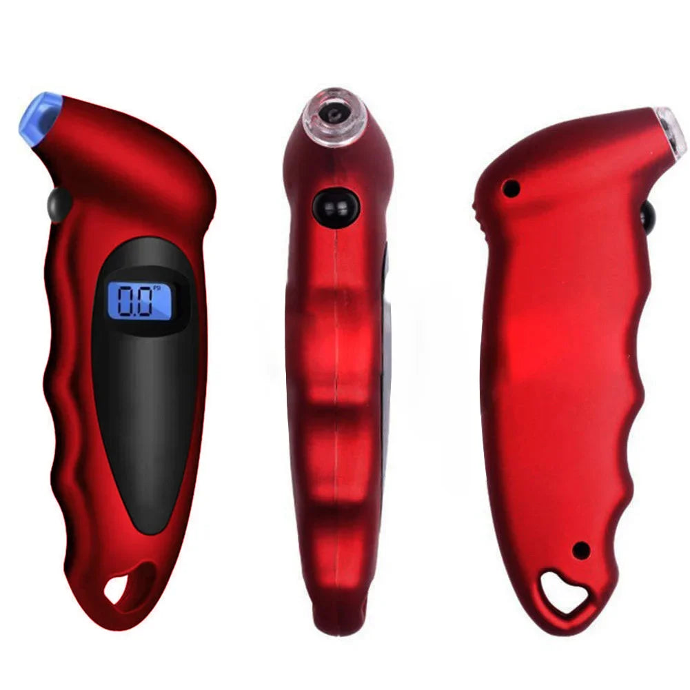 High-Precision Digital Tire Pressure Gauge with LCD Display – Backlit Air Pressure Monitor for Cars, Trucks & Motorcycles