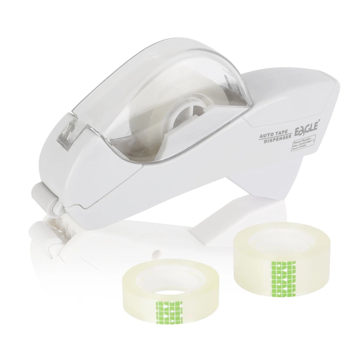 Manual Automatic Tape Dispenser with 2 Rolls – No Battery Needed | Easy Cutting for Crafting, Gift Wrapping & DIY Projects