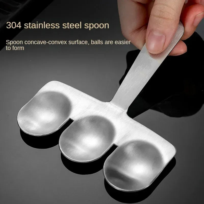 Easy-Release Meatball Maker Spoon – Non-Stick Manual Tool for Meatballs, Fish Balls & More