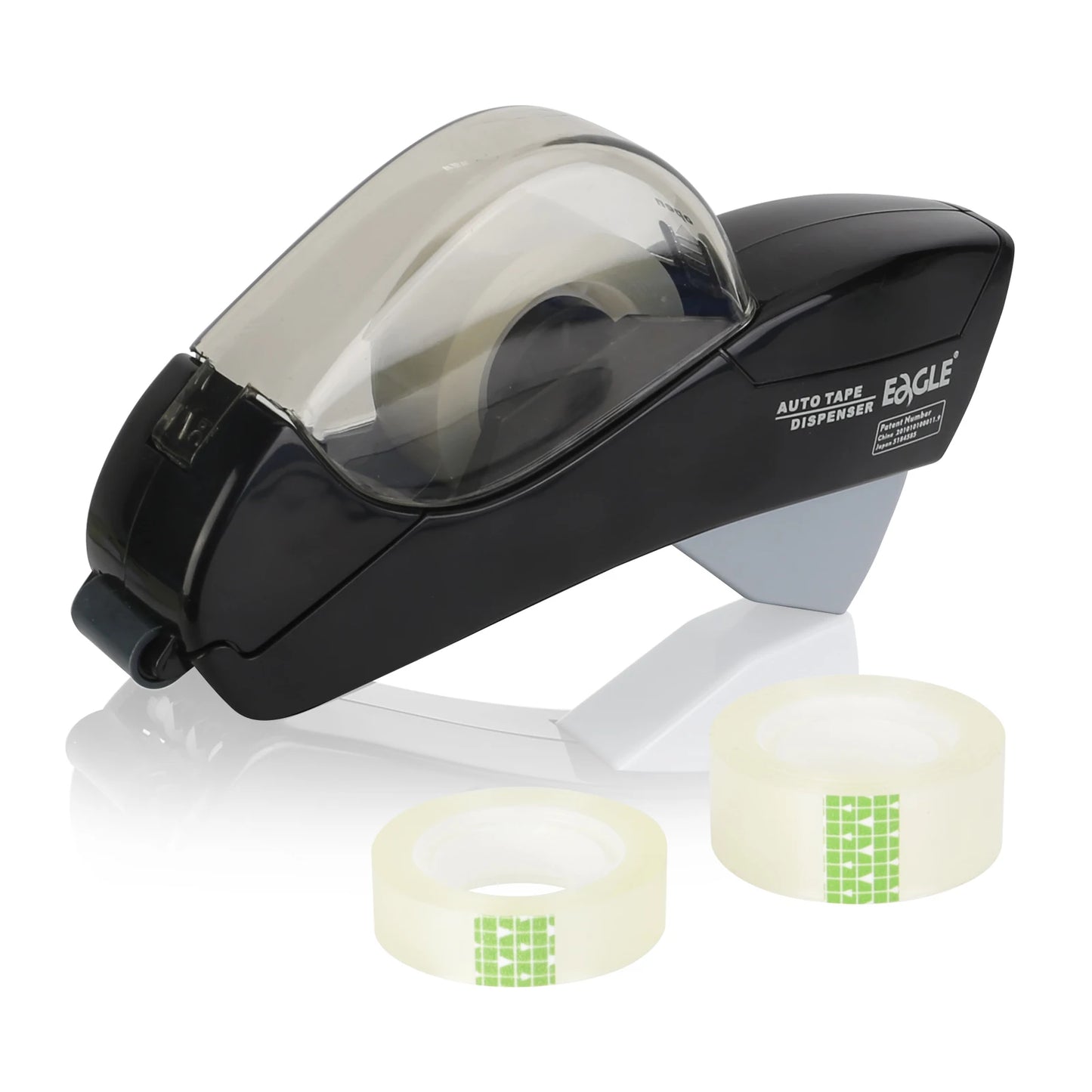 Manual Automatic Tape Dispenser with 2 Rolls – No Battery Needed | Easy Cutting for Crafting, Gift Wrapping & DIY Projects
