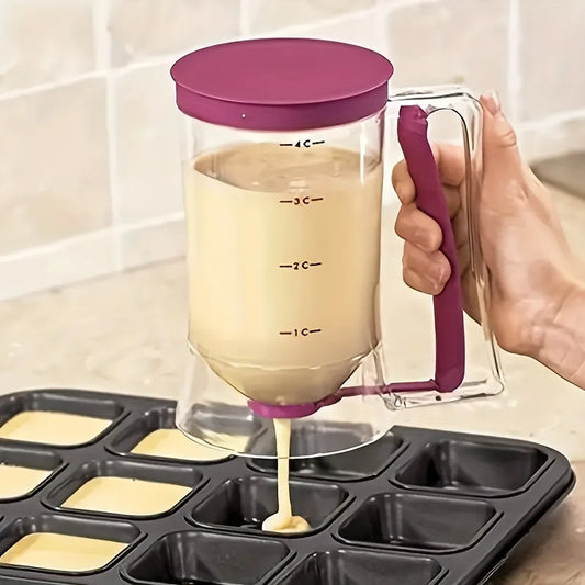 Batter Dispenser Baking Tool – Non-Stick Kitchen Gadget for Easy Pouring Pancake, Waffle, Muffin & Cake Batter