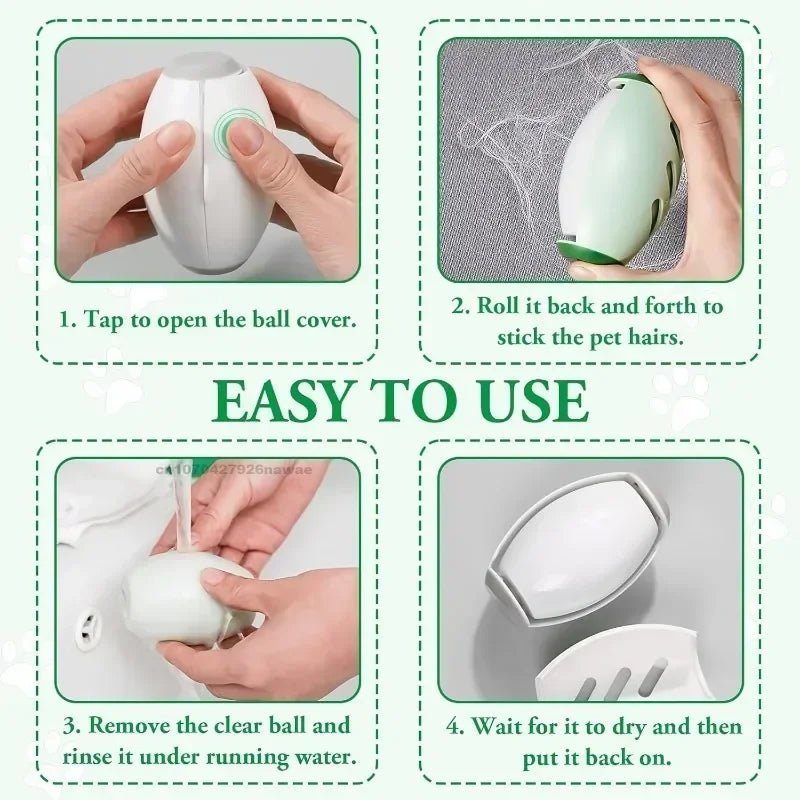 Reusable Washable Lint Remover Roller – Multifunctional Hair & Dust Cleaner for Clothes, Pet Hair, Furniture & Travel Use