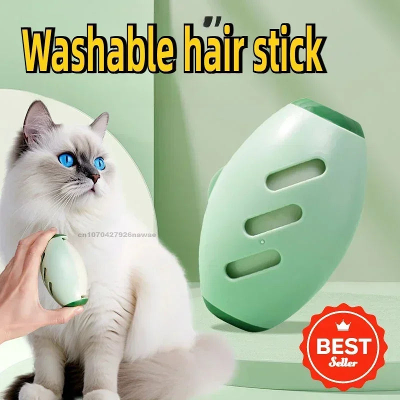 Reusable Washable Lint Remover Roller – Multifunctional Hair & Dust Cleaner for Clothes, Pet Hair, Furniture & Travel Use