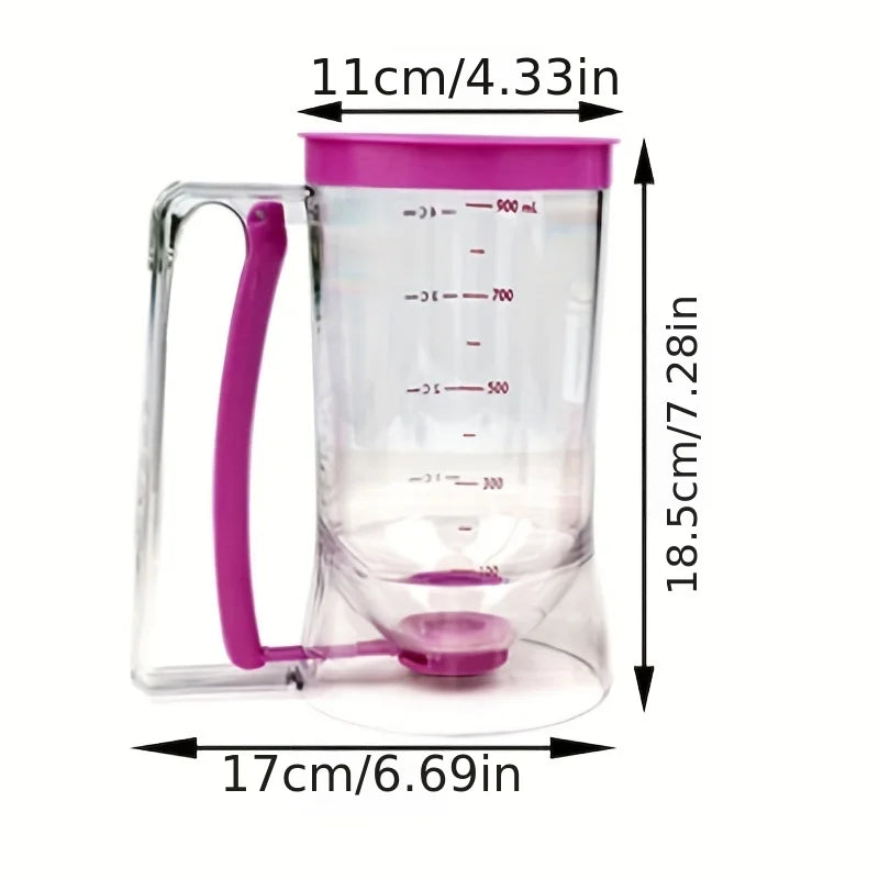 Batter Dispenser Baking Tool – Non-Stick Kitchen Gadget for Easy Pouring Pancake, Waffle, Muffin & Cake Batter