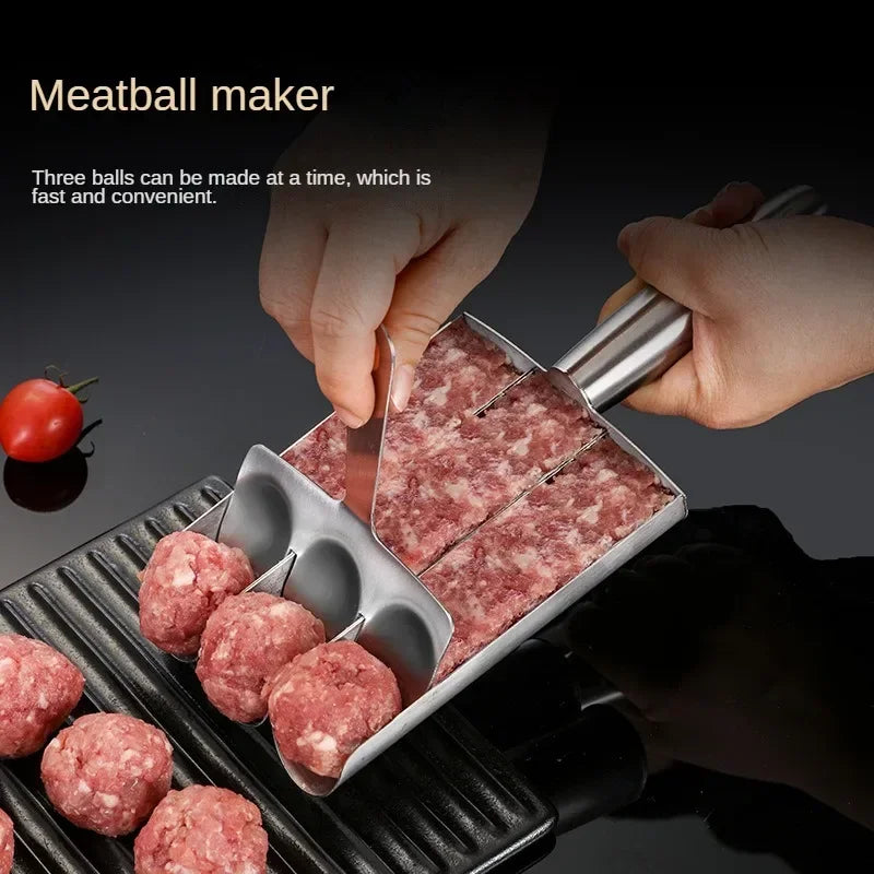 Easy-Release Meatball Maker Spoon – Non-Stick Manual Tool for Meatballs, Fish Balls & More
