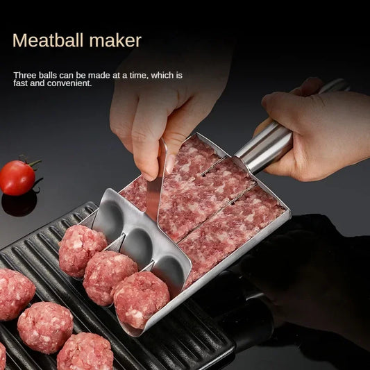 Easy-Release Meatball Maker Spoon – Non-Stick Manual Tool for Meatballs, Fish Balls & More