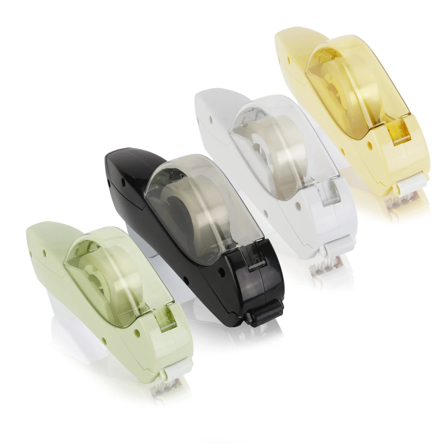 Manual Automatic Tape Dispenser with 2 Rolls – No Battery Needed | Easy Cutting for Crafting, Gift Wrapping & DIY Projects