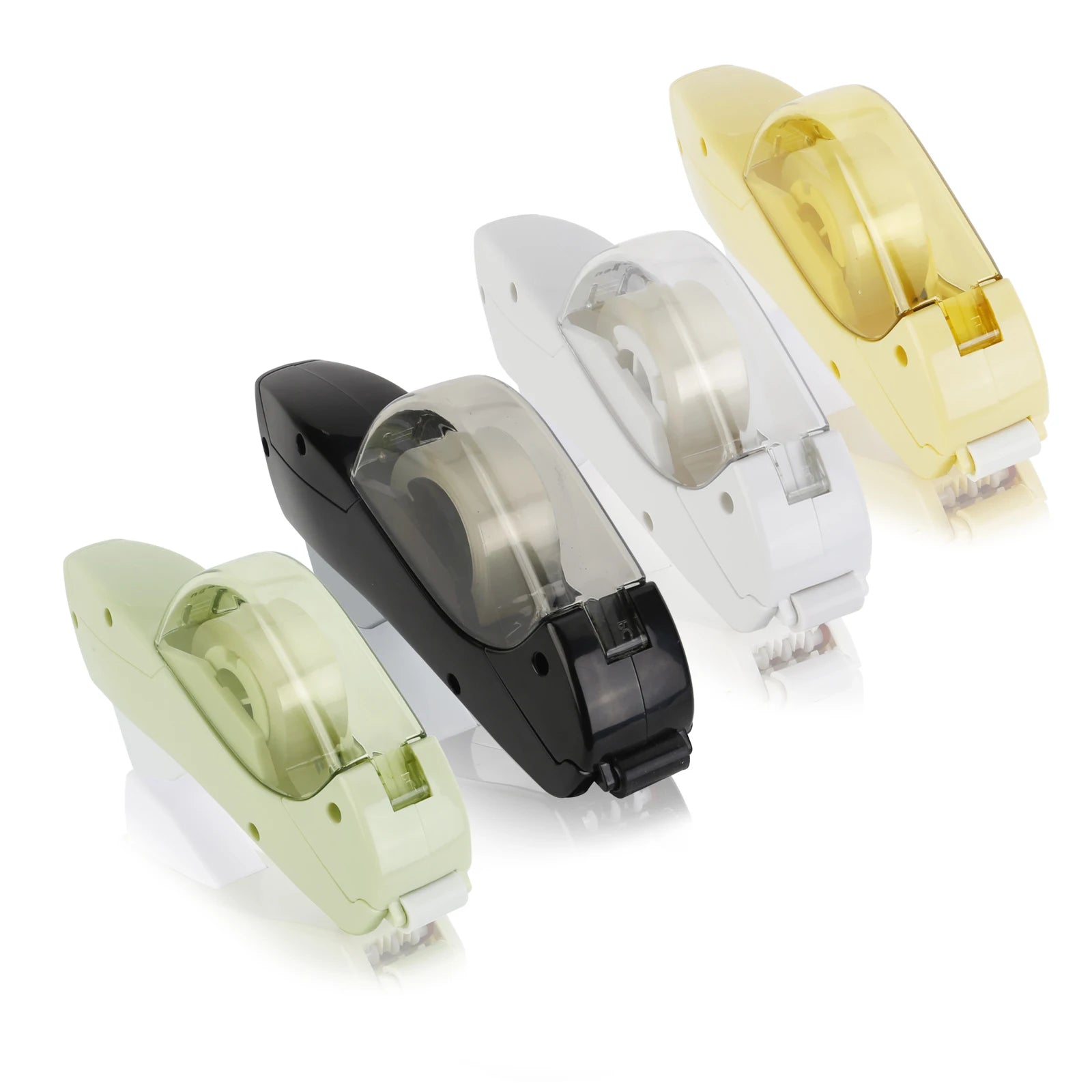 Manual Automatic Tape Dispenser with 2 Rolls – No Battery Needed | Easy Cutting for Crafting, Gift Wrapping & DIY Projects