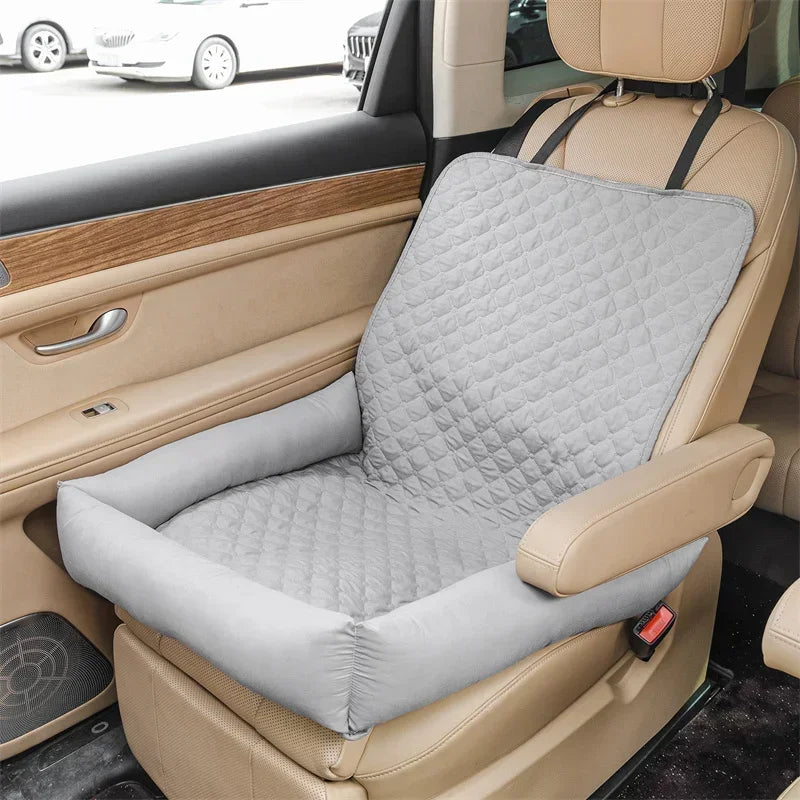 Waterproof Pet Car Seat Cover Carrier – Dog & Cat Travel Hammock, Folding Anti-Dirty Car Basket for Pets