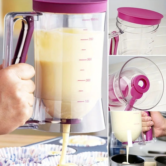 Batter Dispenser Baking Tool – Non-Stick Kitchen Gadget for Easy Pouring Pancake, Waffle, Muffin & Cake Batter
