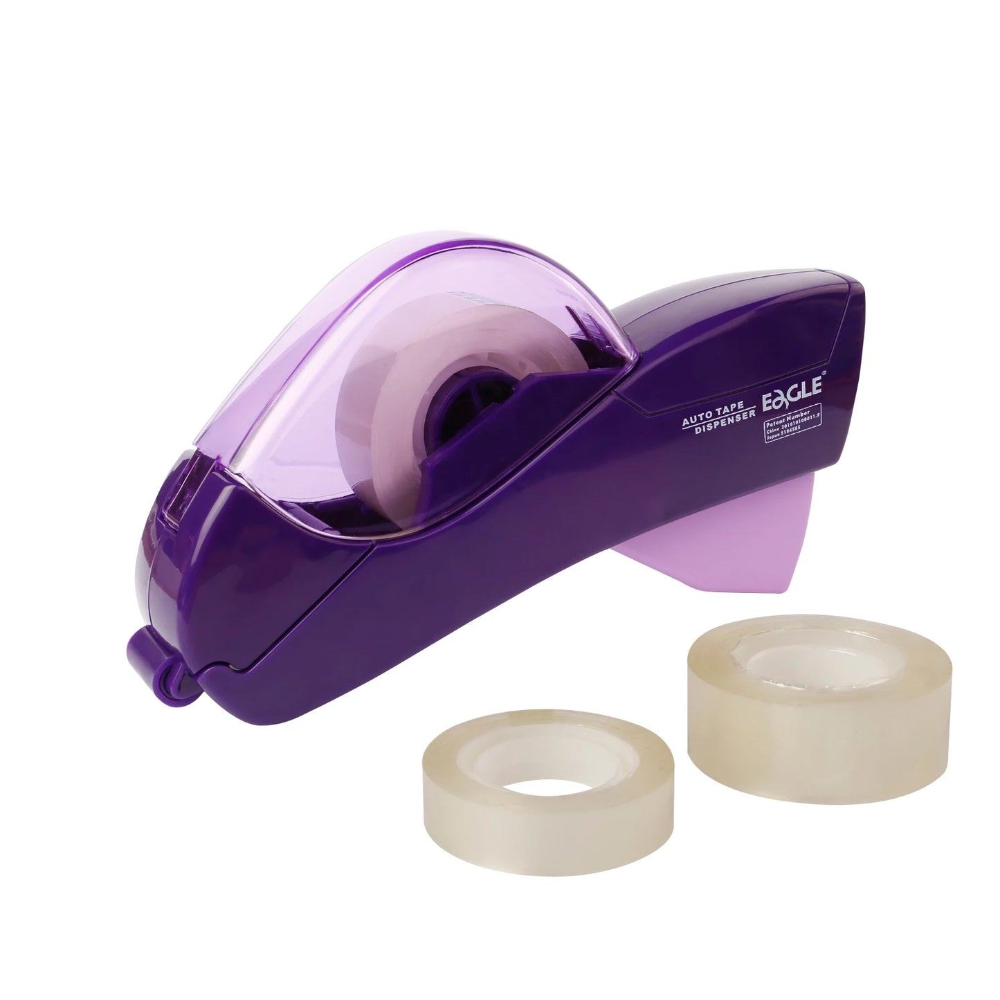 Manual Automatic Tape Dispenser with 2 Rolls – No Battery Needed | Easy Cutting for Crafting, Gift Wrapping & DIY Projects