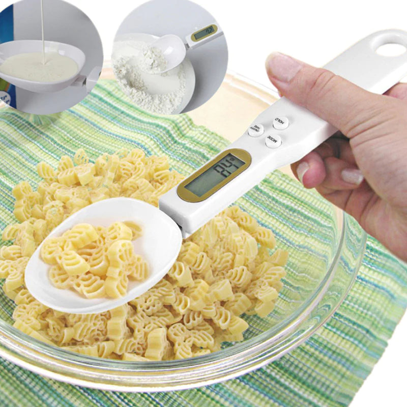 Digital Measuring Spoon with LCD Display – Precision Food Scale for Cooking & Baking
