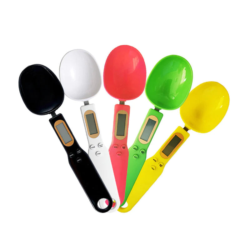 Digital Measuring Spoon with LCD Display – Precision Food Scale for Cooking & Baking